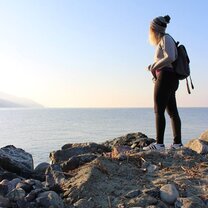 Sunrise in Monterosso al Mare, Cinque Terre, Italy!